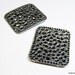 Metal Links - Pewter Large Textured Rectangle 2-to-1 (2 links) - spa331