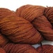 Jackrabbit 4oz hand dyed sock yarn fingering weight, 2ply superwash merino, 114g - Star Anise 1