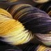 March Hare hand dyed worsted weight yarn, 4ply superwash merino, 100g 220yds - Heart's Ease 5