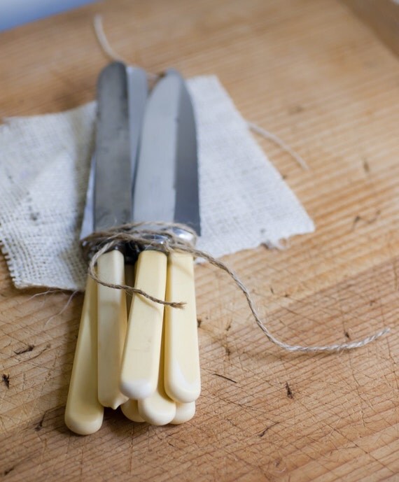 farmhouse basics. celluloid knives