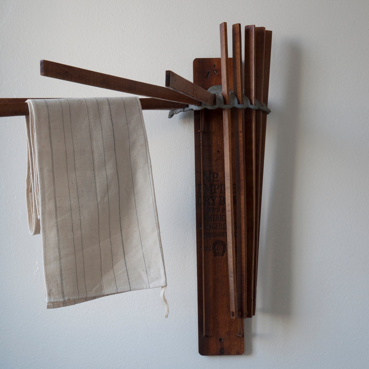antique wooden drying rack
