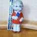 little girl red dress, Annie Japan Vintage frozen Charlotte, Bisque doll. was 10.00