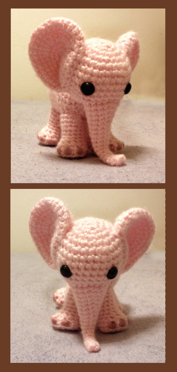 Ella the Elephant PDF Crochet Pattern by luvbug026 on Etsy