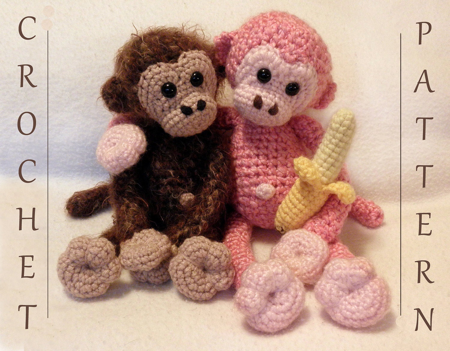 cuddly monkey pdf crochet pattern