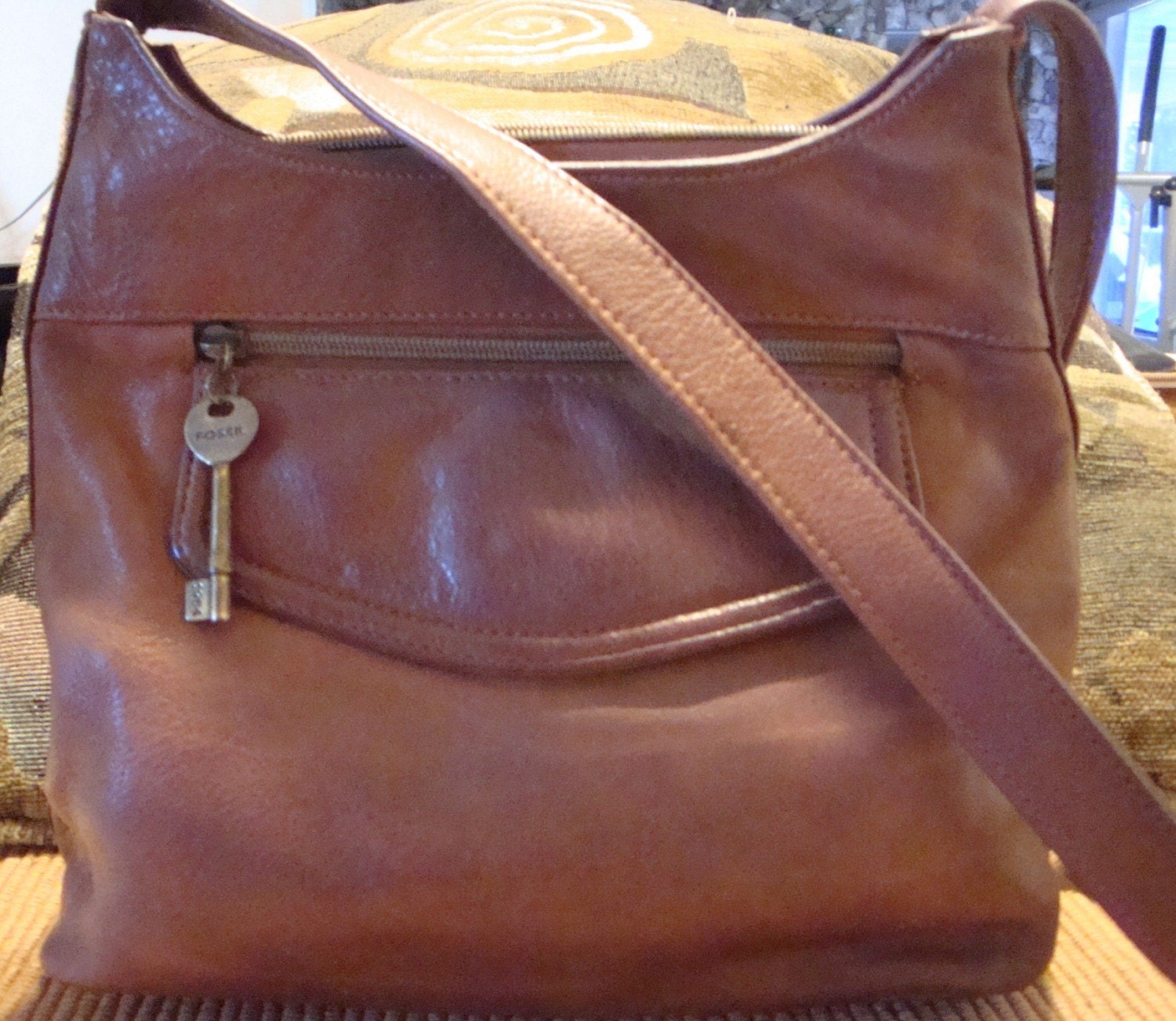 fossil vintage leather bag