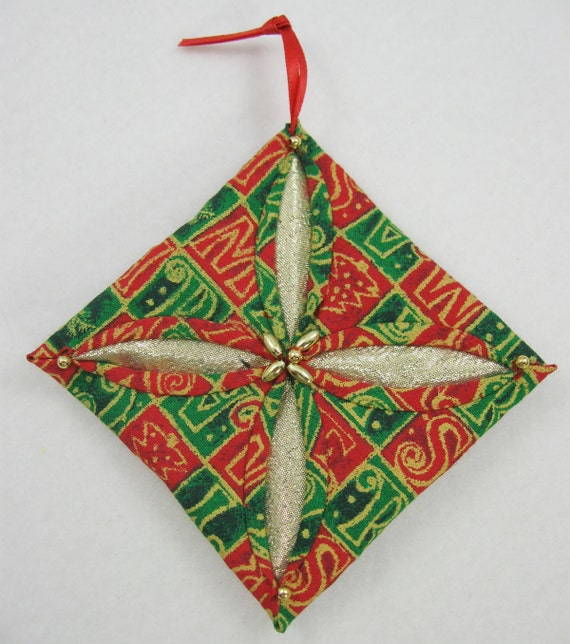 cathedral window quilted christmas ornament 539 by noelbelles cathedral window quilted christmas ornament 539 by noelbelles