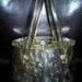 ON HOLD Janet Vintage Gray 1950s Ladies Lucite Plastic Handbag Purse Glam This highly collectable NYC Llewellyn Inc signed handbag