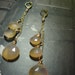 Peach Moonstone Briolette Earrings