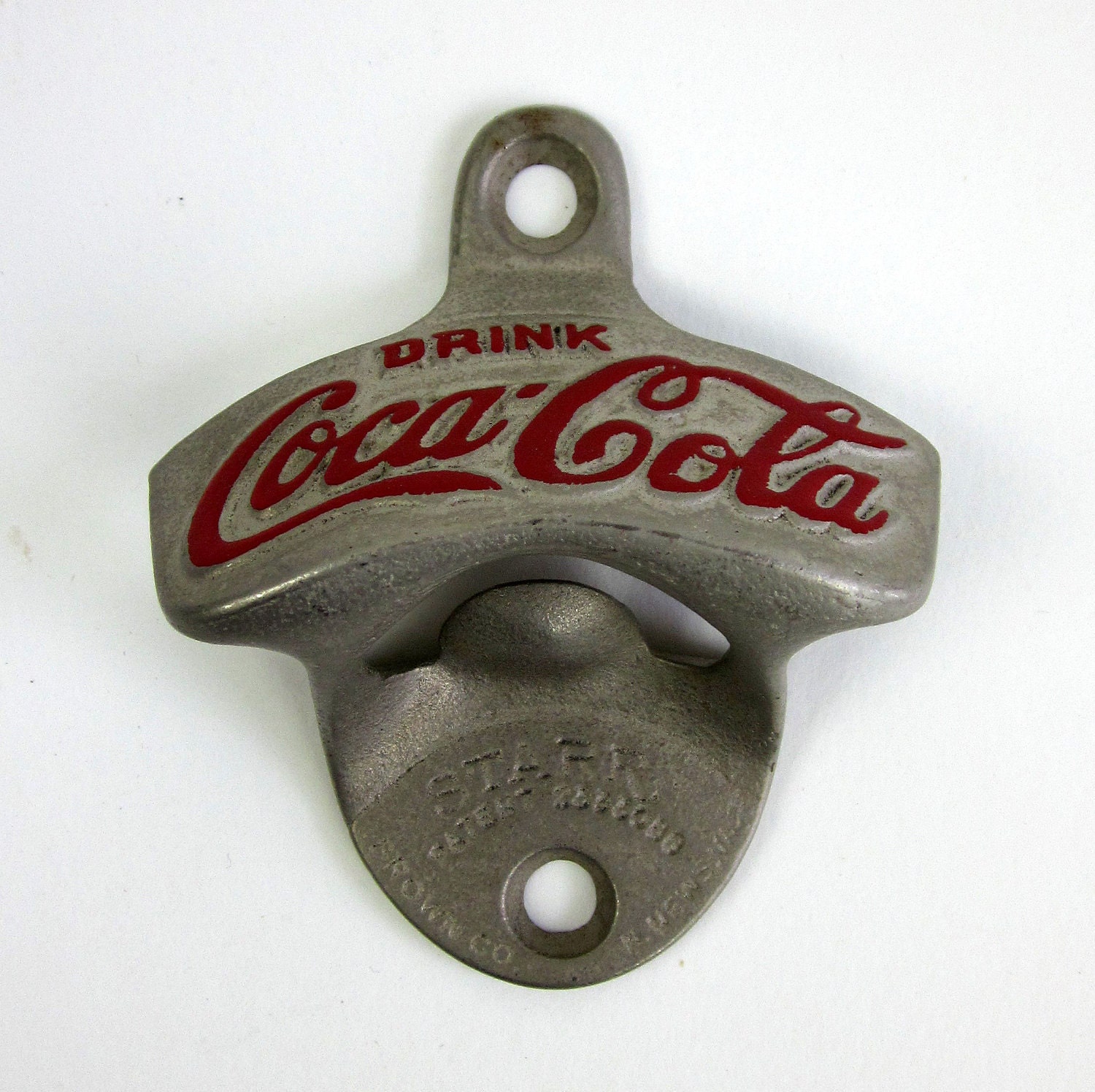 starr opener bottle vintage X Starr Coca by Opener Vintage Stationary Bottle Cola AttysVintage