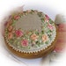 Peaches and Cream Silk Ribbon Pincushion