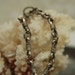 Heavy bracelet - chain link Sterling Silver -- handmade artisan jewelry -- light patina -- toggle closure FREE SHIPPING SALE