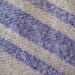 Periwinkle Stripe Linen Hemp Grainsack Antique Handwoven Fabric
