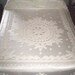 Bridal White Everwear Vintage Chenille on Satin Bedspread