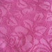 Bates Hot Pink Hobnail Vintage Cotton Chenille Fabric