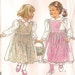 New Look 6613 Girls blouse pinafore and underskirt sewing pattern Sz 3-8 years