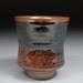 Yunomi Tea Cup glazed with Teadust Tenmoku Mesmerizing glaze finish