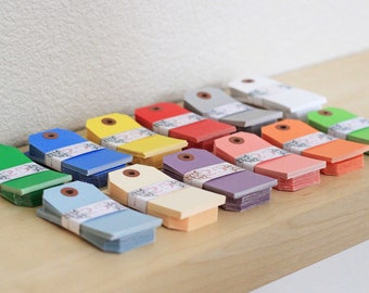 100 Blank Gift Tags - in the color of your choice - Medium