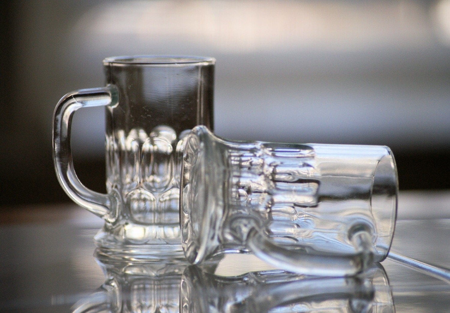 Vintage Beer Mug Shot Glasses Set of 2