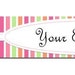 Premade Etsy Shop Banner and Avatar Set - Fun Bright Stripes and Polka Dots