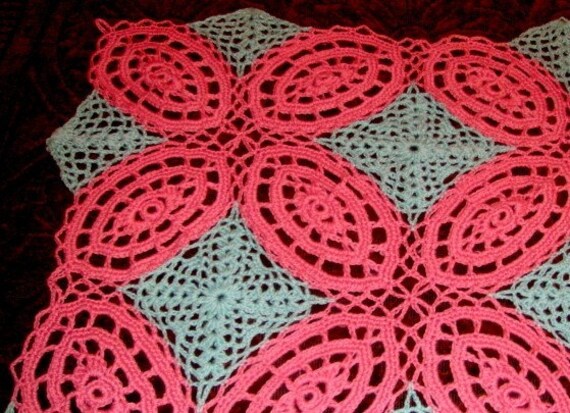 double wedding ring afghan pattern