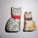 Bisque Cat Salt and Pepper Shakers