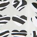 Zebra Print Heart Shaped Stickers or Envelope Seals Black and White Set of 16