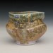 oribe shino yunomi with gold luster