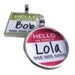 The Original "Hello My Name Is" Silver Pet ID Tag -As Seen In Modern Dog Magazine