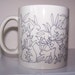 Taylor and Ng Blue Naughty Rabbits Mug