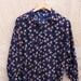 Floral Blouse Button Down with Collar