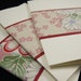 Set of 3 Blank (Japanese) Fabric Notecards