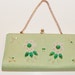 Vintage Green Beaded clutch