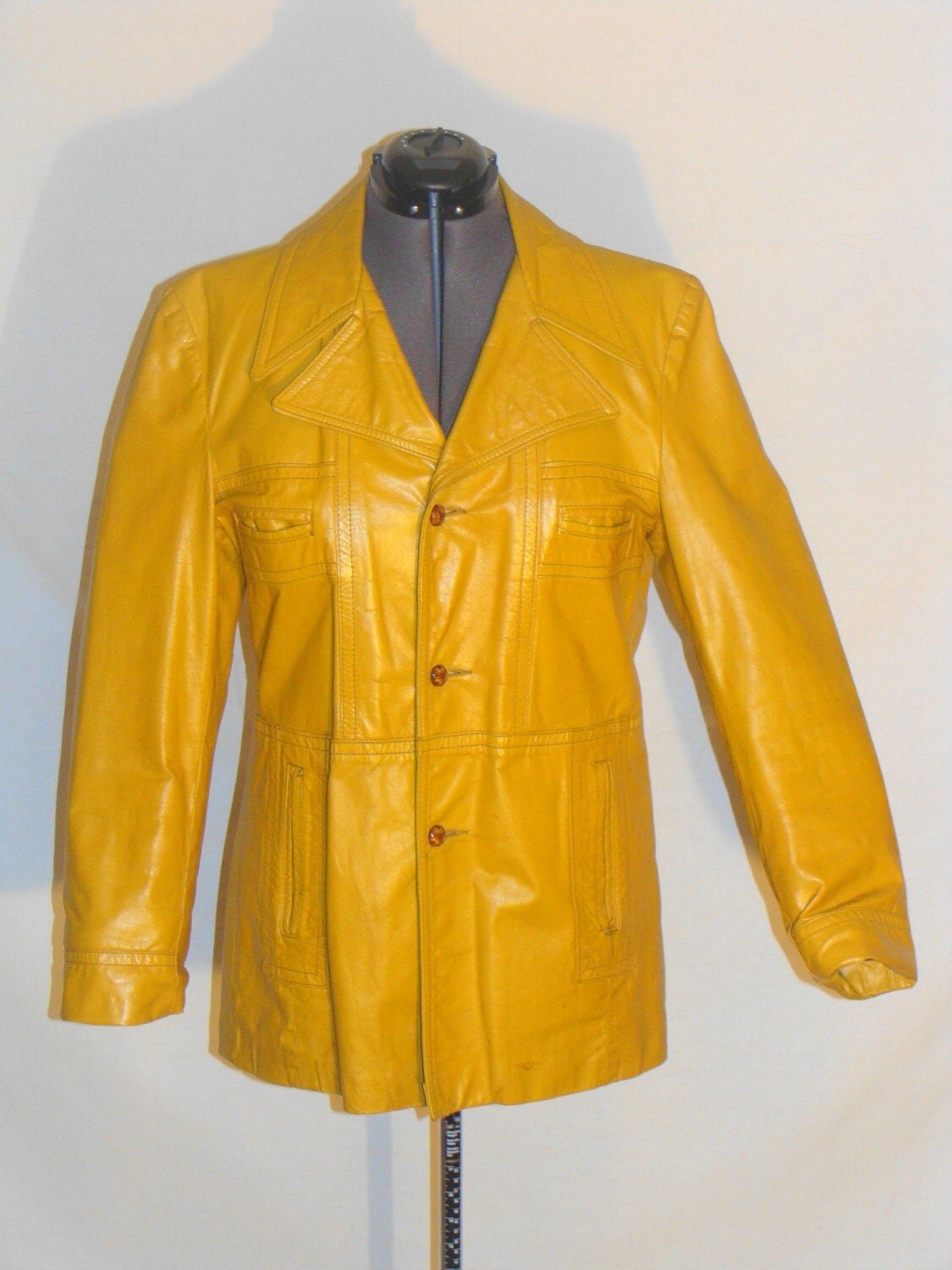 mustard leather paint