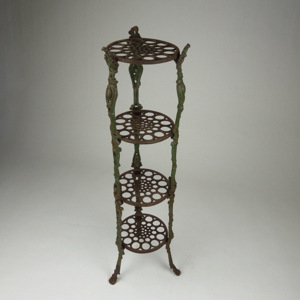 Office Plant Stand Decorative Wrought Iron 3 Tier Plant