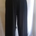 Coco and Juan Plus Size Black Rayon Traveler Knit Wide Leg Pant Size 1 fits 1X,2X Reserve for Fiona