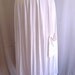Coco and Juan Plus Size Lagenlook Skirt with Pocket White Knit Size 1, fits 1X,2X,3X