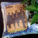 The Beatles on a Clay Pillow Shaped Flower Vase