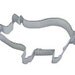 PIg cookie cutter with turned up snout. 3.75" Hog cookie cutter