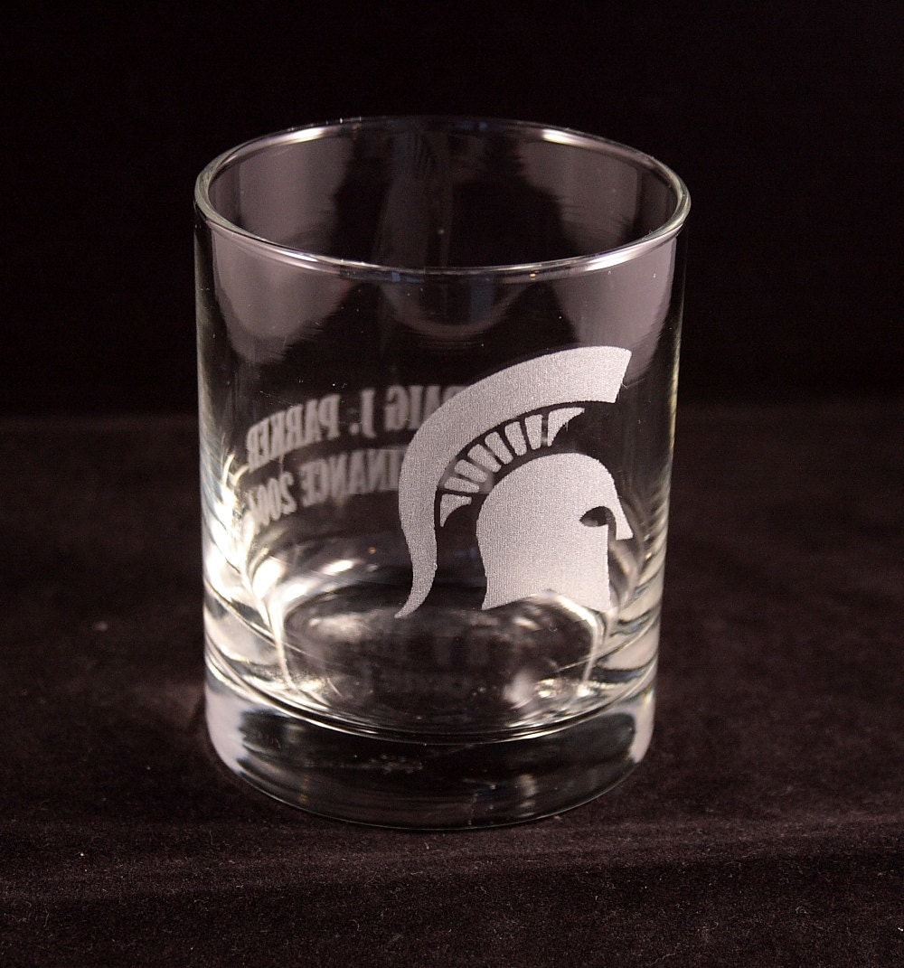 Personalized Rocks Glasses Gift Set Set of 4 by PictureItCreations