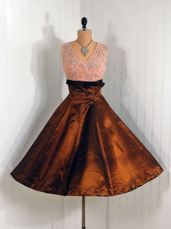 Items similar to 1950's Vintage Emma Domb Designer-Couture ...