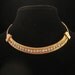 Vintage Sarah Coventry Mesh Blue Rhinestone Necklace