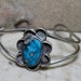 Turquoise Silver Cuff Bracelet
