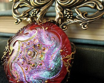 Spirit of Kore - Large statement fantasy necklace - Elysia