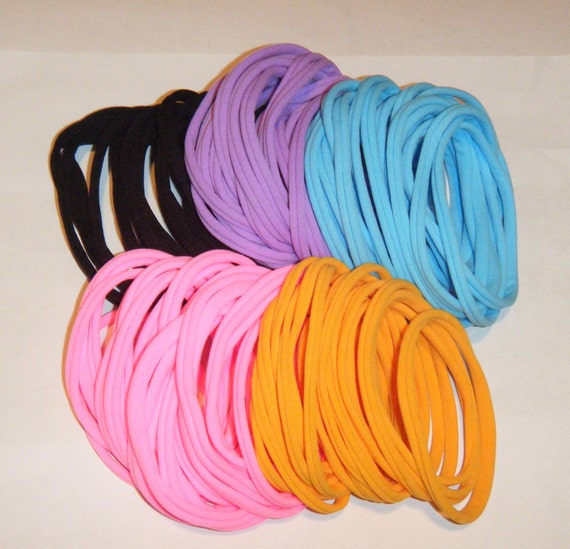 100 Stretch nylon super small chokers for by CartwheelsandCleats