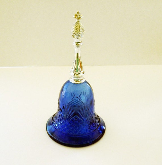 bottle bottom with diamond vintage on CinfulOldies by Cobalt Bottle Blue Avon Perfume Bell Vintage