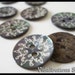 20 pcs Agoya Natural Shell floral Buttons15mm