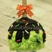 Halloween Candy Apple Hat newborn photo prop