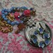 EVERLASTING repurposed old watch assemblage necklace vintage flowers rosary chain charms ooak one of a kind