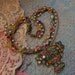 reserved TITILLATING necklace vintage rhinestone basket assemblage sparkling shabby chic one of a kind ooak