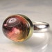 Watermelon Tourmaline Ring - 18k Gold and Sterling